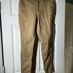 Camel colored high rise jegging